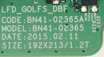 KIT DE TARJETAS PARA SAMSUNG / NUMERO DE PARTE MAIN BN94-10532W / BN41-02365A / BN97-10612E / BN9410532W / NUMERO DE PARTE FUENTE BN4400736B / BN44-00736B / F55S1_FHS / NUMERO DE PARTE T-CON 5555T23C29 / 55.55T23.C29 / T550HVN08.3 / MODELO LH55DBEPLGA/GO - Imagen 6